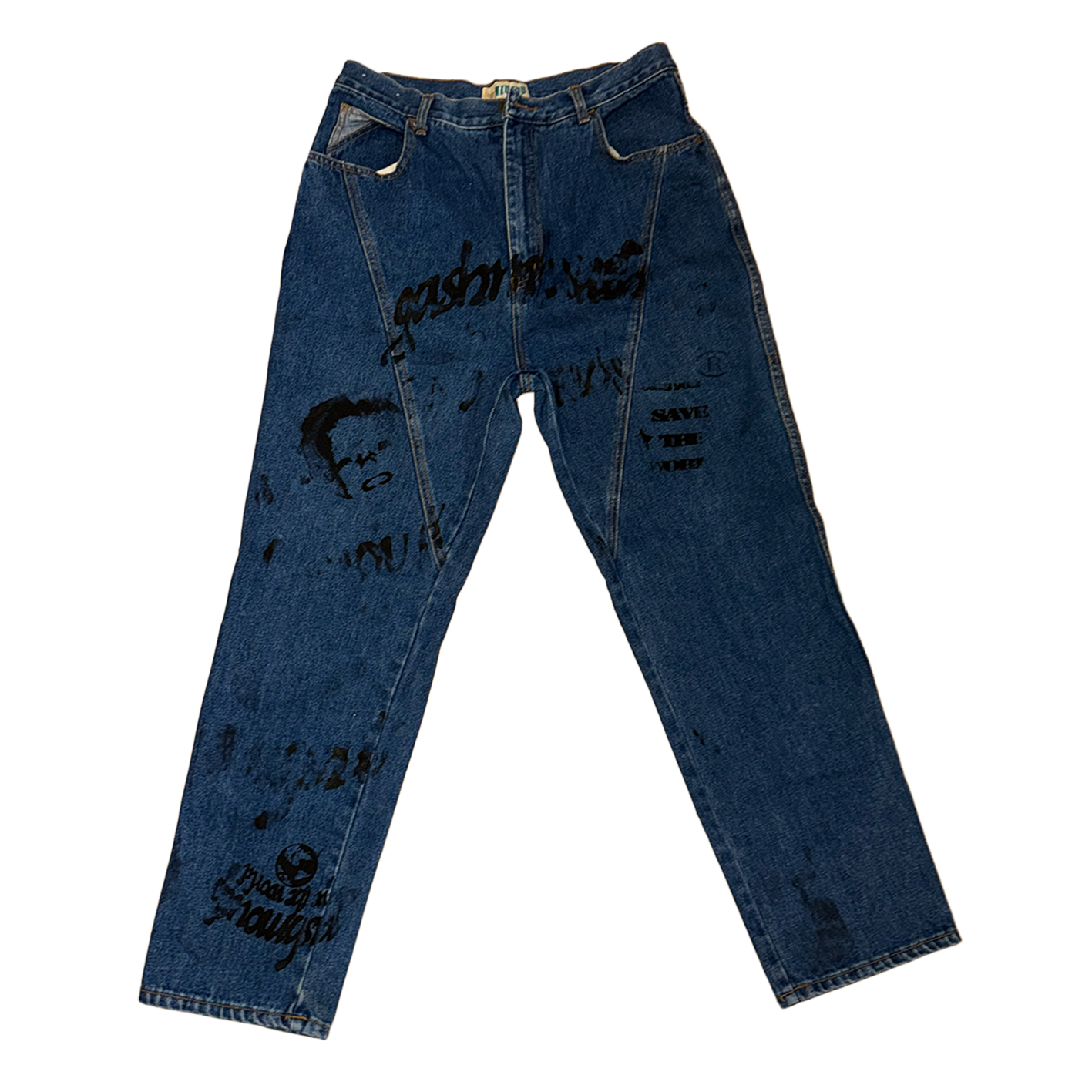 Artist Print Jeans